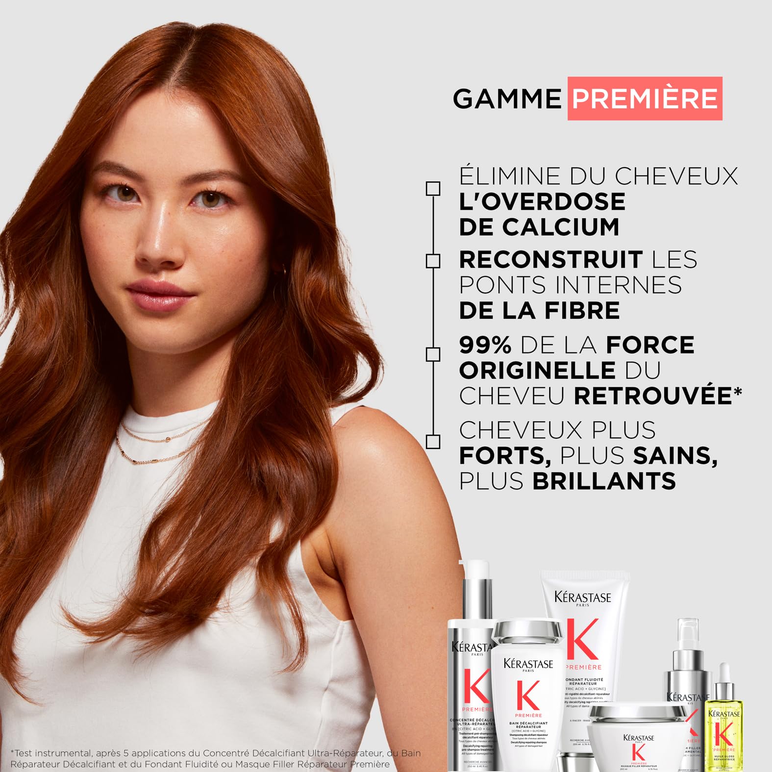 KÉRASTASE Première - Sérum Filler Fondamental - Soin Anti-Frisottis & Thermo-Protecteur - Répare En Profondeur - Formule Innovante À La Glycine & Peptide - Sans Parabène - Cheveux Abîmés - 90 ml