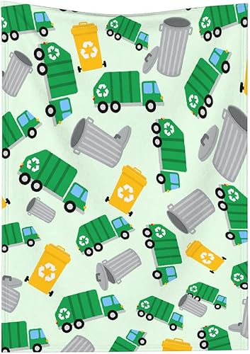 Vista 189 de Manta de construcción para regalo, manta de franela ultra suave y acogedora, manta de forro polar ligera y mullida, manta de felpa cálida para sofá