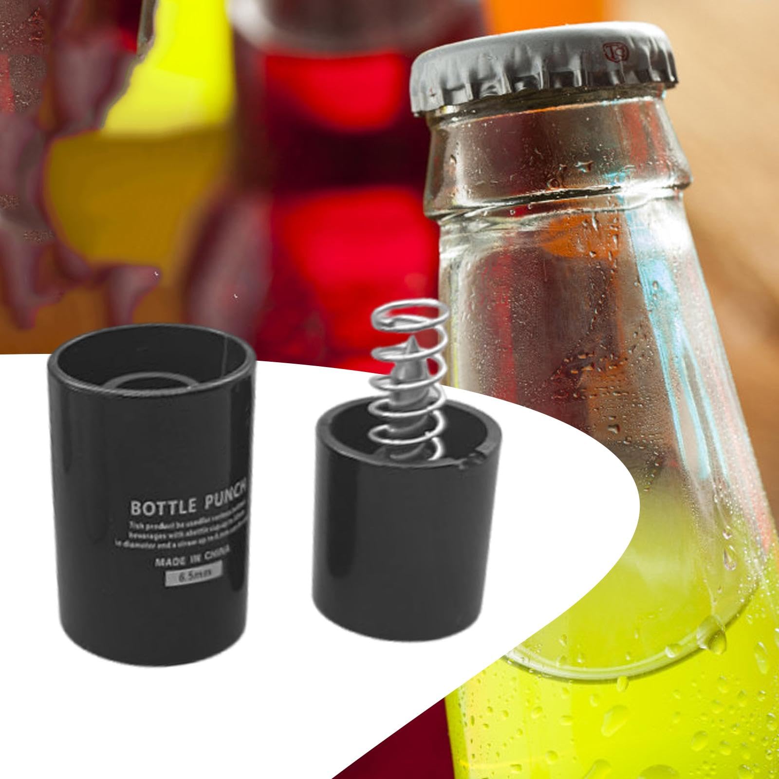 Amazon｜LOL-FUN 【2025新登場】ストローパンチ ペットボトルキャップ