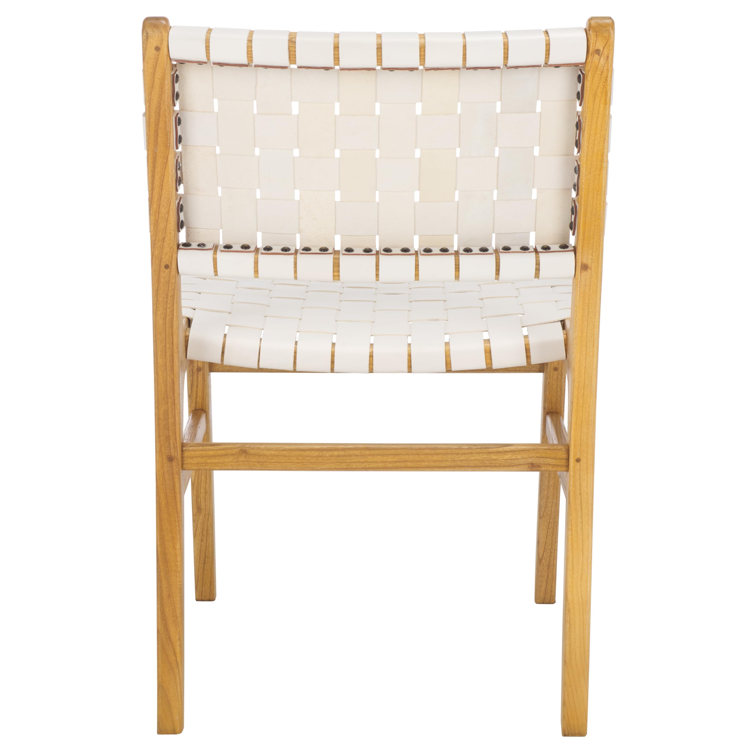 Amazon.com - Safavieh Home Taika White and Natural Woven Leather