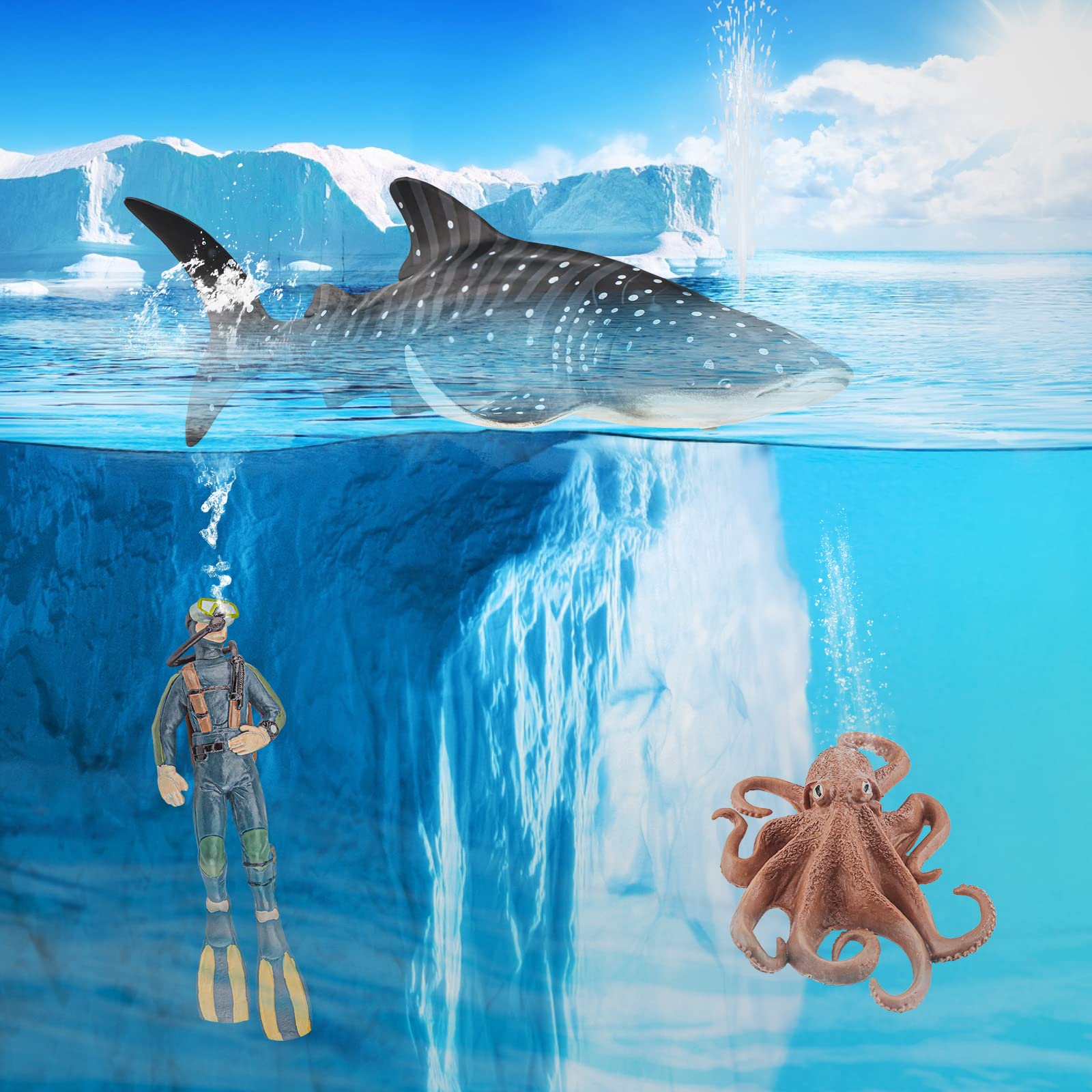 海の友達セット ジンベエザメ、タコ 、シャチ 海の友達セット ジンベエザメ、タコ 、シャチ 海の友達セット