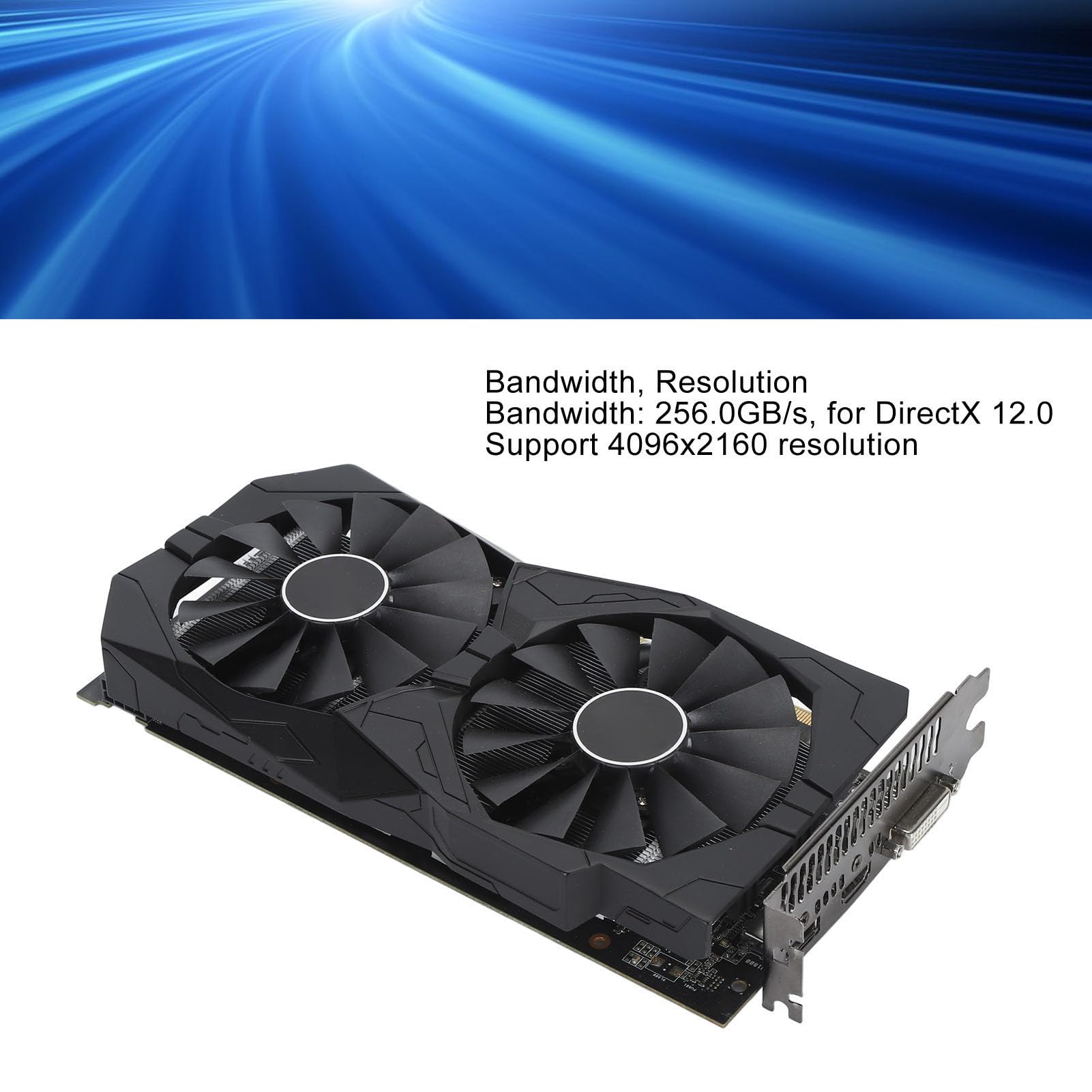 Schede grafiche SOYO AMD Radeon RX580 2048SP 8G GDDR5 256b DVI DP Scheda video per giochi Componenti per computer desktop GPU RX 580  7