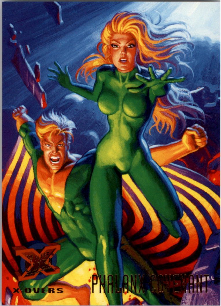 1995 Fleer X-Men Ultra Trading Card #123 Phalanx Covenant