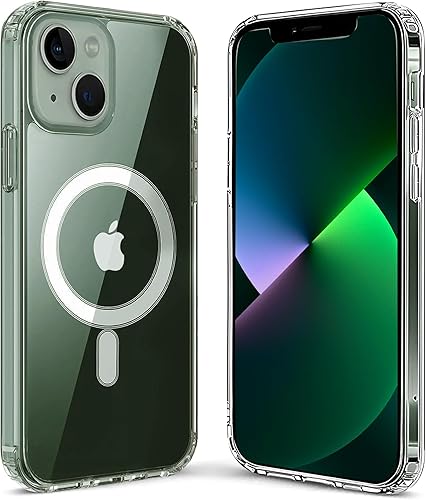 Miniatura 8 de CASEFREAK Funda transparente para iPhone 13 Pro con anillo magnético, compatible con accesorios Mag-Safe, ajuste delgado, antiamarilleo, a prueba de