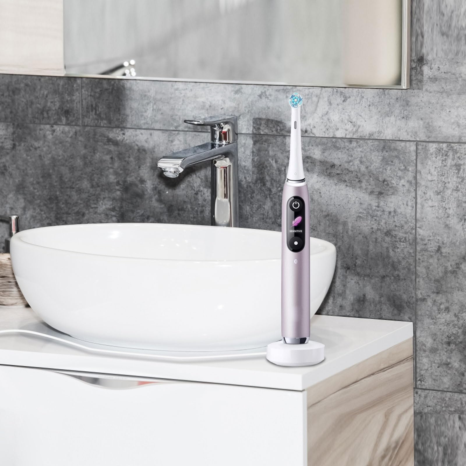 Caricatore Modello 3768 Spazzolino Elettrico Caricabatteria per Braun Oral-B iO Serie 7 8 9 Base di Ricarica Magnetica Caricabatterie Alimentatore