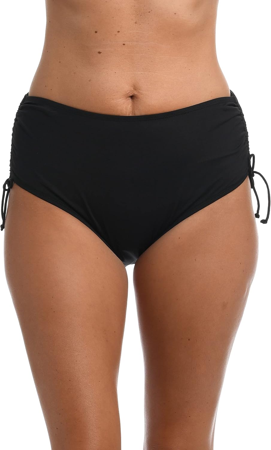 High Waist Side Tie Hipster Bikini Swimsuit Bottom