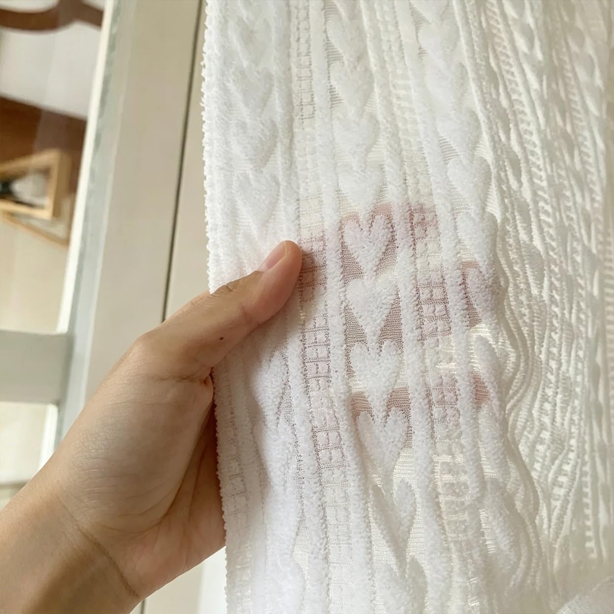 Zasłona panelowa krótka zasłona z kuchnią z motywem wiśni