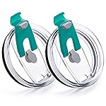 Prurex 30oz Tumbler Lids,Replacement Lids for 30oz Yeti Tumbler, Ozark Trail and More,2 Pack Spill Proof Lids,Cover for 30 OunceTumbler,Cup (Blue)