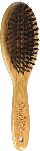 Miniatura 6 de OmniPet Pro-Finish - Cepillo con mango de bambú (8.0in)