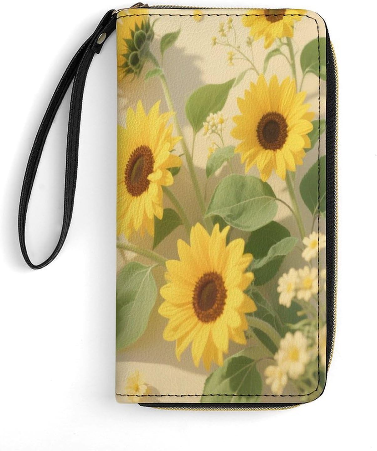Sunflower Leaf PU Leather Stylish Wallet