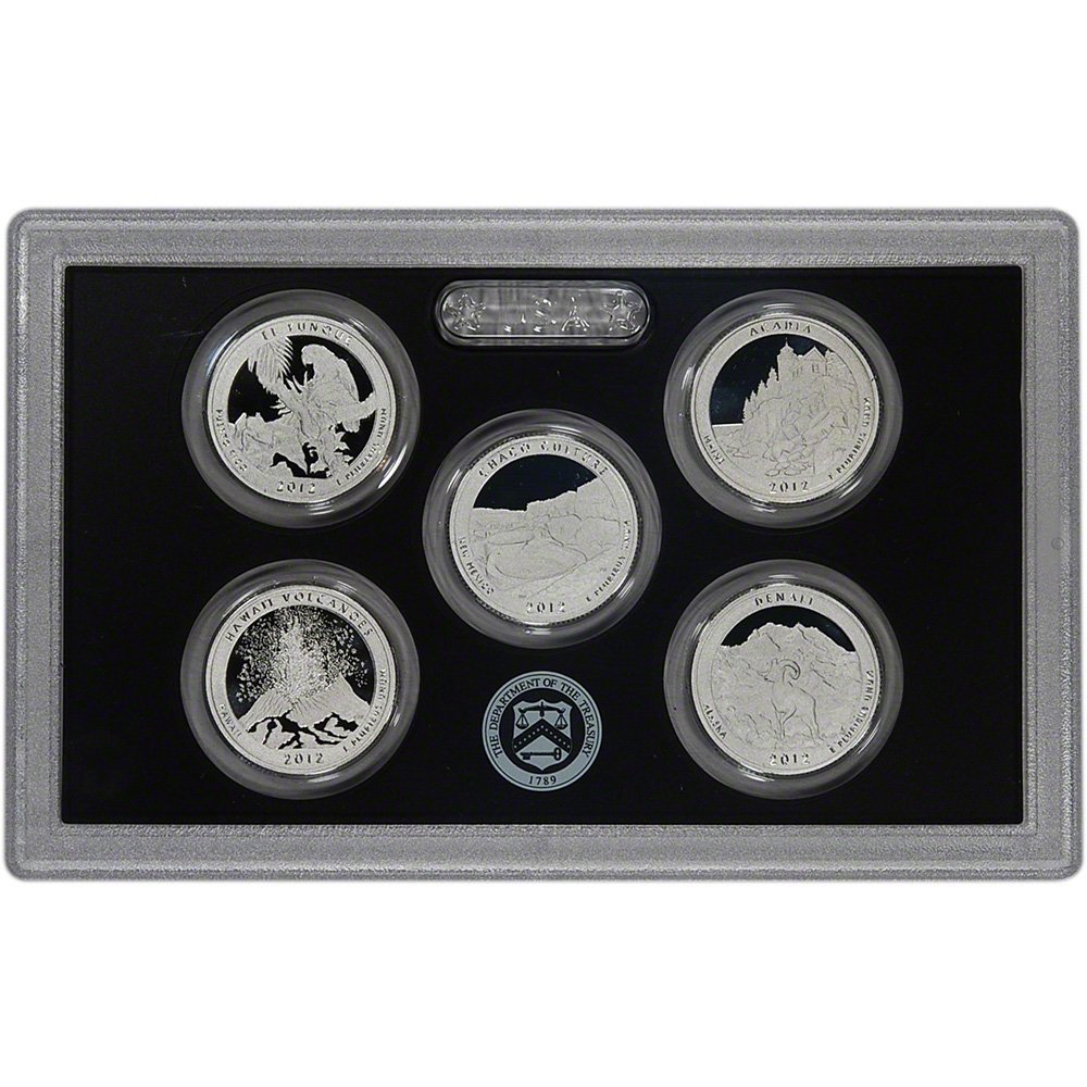2012 America the Beautiful Quarter Clad Proof Set U.S. Mint OGP COA