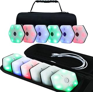 LMYYDES 6Lights Reaction Light System for Reaction Speed, Speed Agility Training Reflex, Focus, Exercise for Leisure、Boxing Reflex, Fun for All Ages