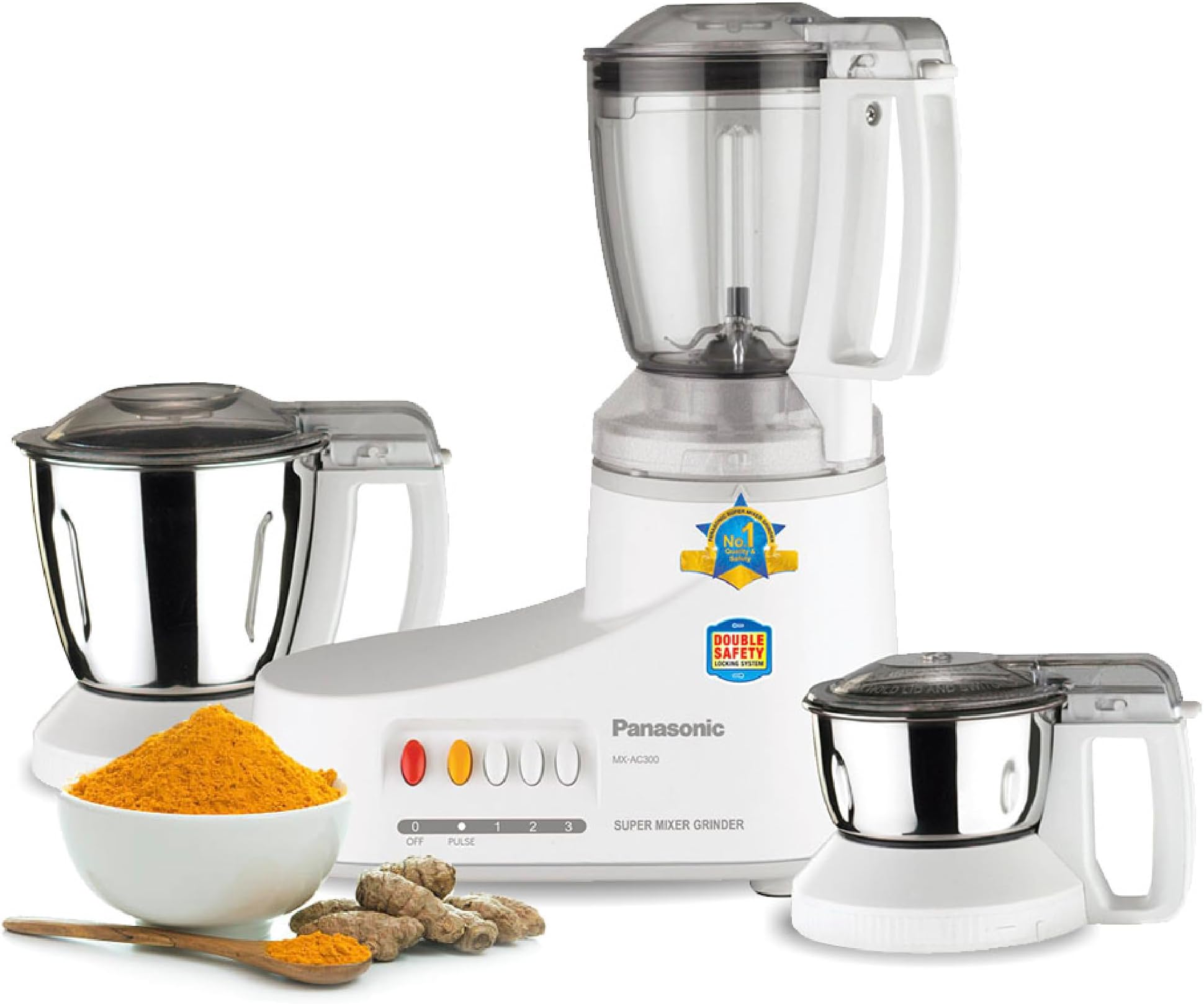 Mixer Grinder With 3 Jar Mxac300
