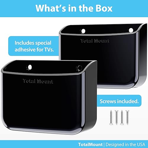 Miniatura 7 de TotalMount Soporte universal para control remoto, se fija a la pared o la parte posterior del televisor, compatible con todos los controles remotos