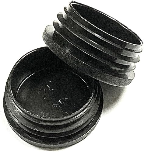 Miniatura 4 de SB - Paquete de 2 tapones redondos de plástico de 2 12 pulgadas (2.5 pulgadas) de diámetro exterior (8-12 Ga para ID 2.17-2.28 pulgadas), tapón