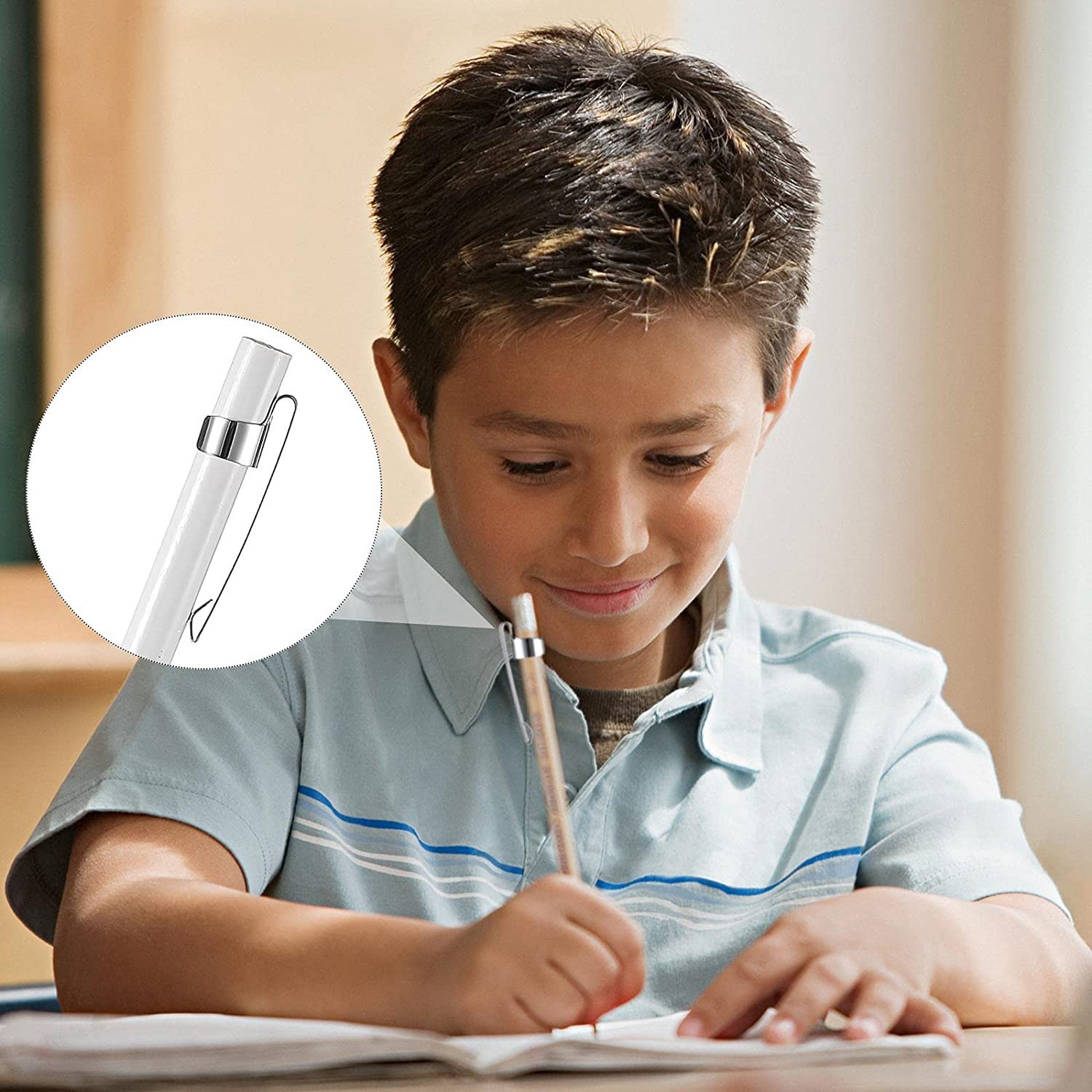 Clip Per Matita In MetallO 60 Pezzi - Clip Portatili Per Organizzare Penne E Oggetti Piccoli - Foto 11