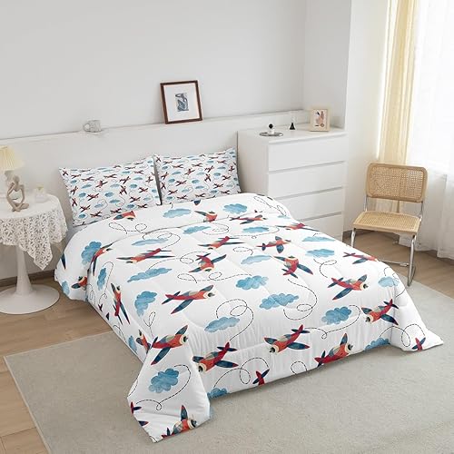 Vista 160 de Juego de edredón de bandera estadounidense, juego de ropa de cama tamaño Queen, juego de ropa de cama militar con armas del ejército para niños