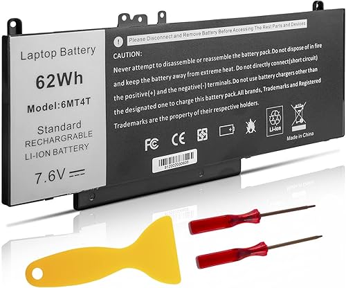 TREE.NB E5470 E5570 Batería 62WH 6MT4T Batería para Dell Latitude 14 5470 E5470 15 5570 E5570 Notebook 15.6" Número de pieza: 7V69Y TXF9M 79VRK