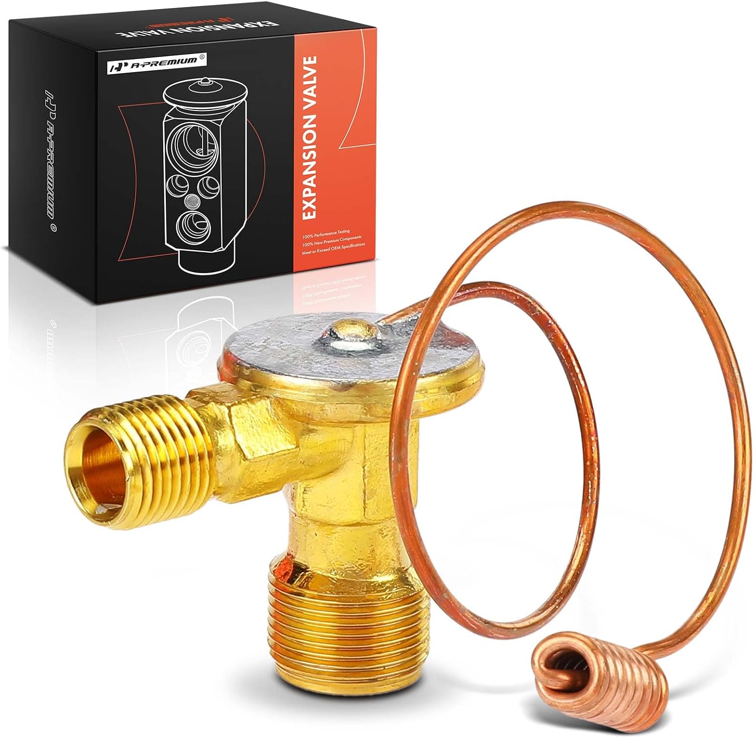 A-Premium AC Expansion Valve Compatible with Mazda MPV 1996-1998 & Mitsubishi Eclipse 1990-1994 & Suzuki Samurai 1995, Sidekick 1994-1996/1998, Sidekick 1997 1.6L/1.8L, X-90 1996-1998