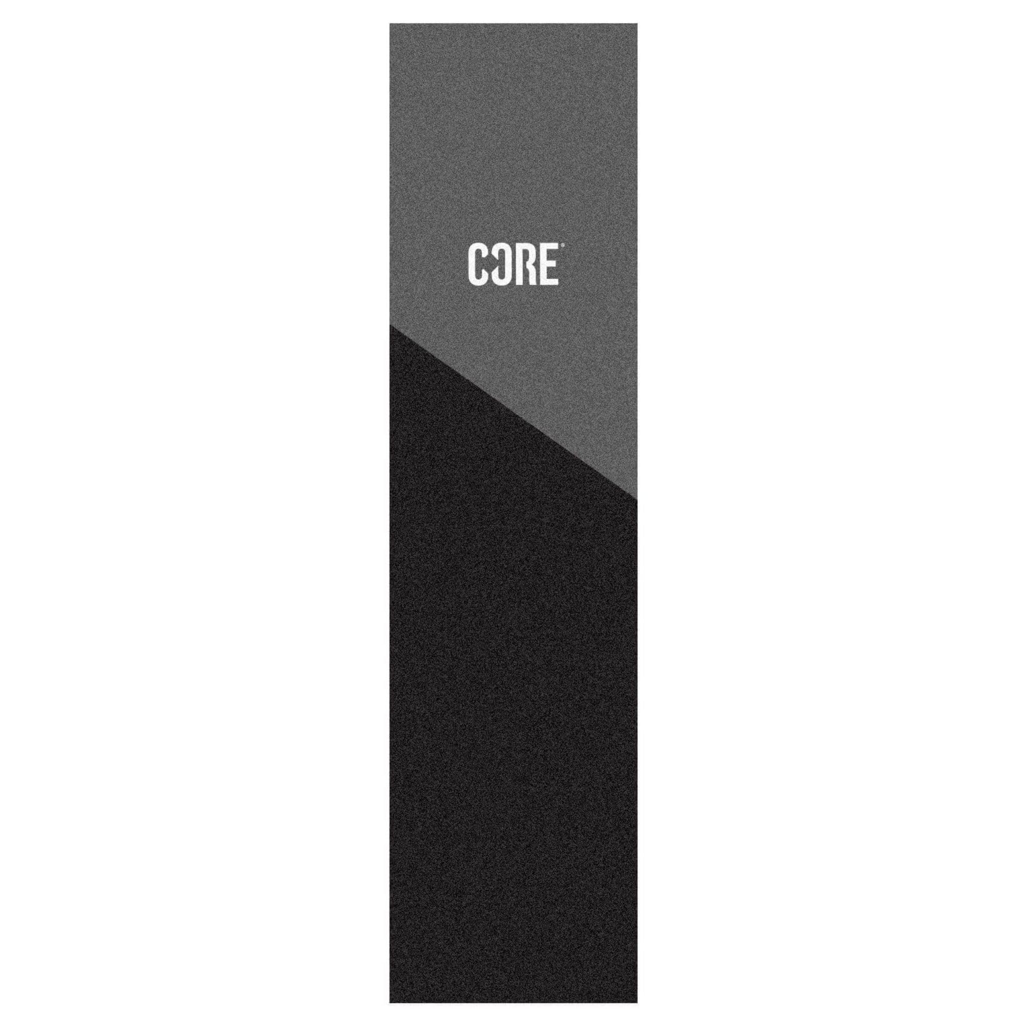 Core Stunt Scooter Grip Tape - Griptape for all kids stunt scooters, universal fit Multiple designs Super grippy Anti Slip Tape for Freestyle Kick scooters Non-Slip Surface - Split Grey — image 1