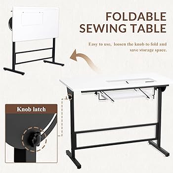 未使用品　SOFIA　High Quality Table Ware 鍍金 Amazon.com: Vividwood Sewing Table, Large Sewing Machine