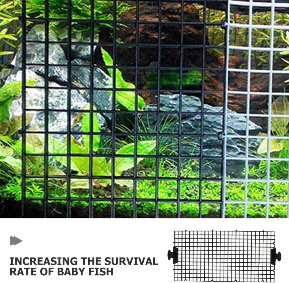 Yardwe 1set Aquarium Divider Plate for Fish Tank Mesh Isolation Board Panels Cups Fish Separator for Peaceful Aquatic Environments
