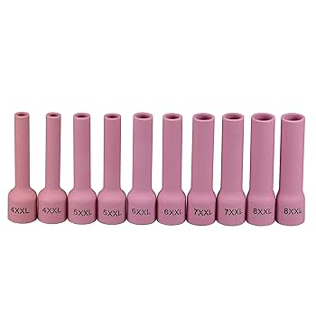 いっぬ RIVERWELD TIG Gas Lens Alumina Nozzle Ceramic Cups 54N16 6