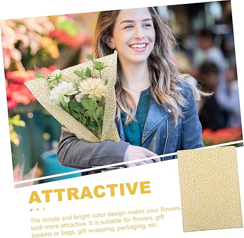 Miniatura 6 de SHERCHPRY 20 hojas de embalaje floral para envolver ramos y proyectos de manualidades para bodas, cumpleaños y ocasiones especiales