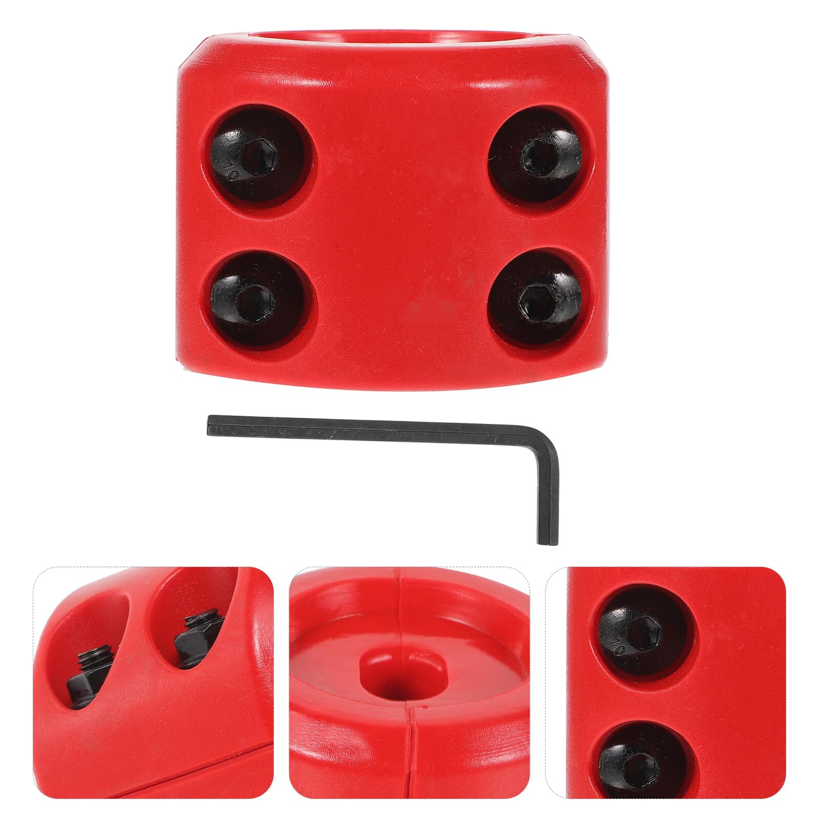 NUOBESTY Butée Câble Treuil Caoutchouc Clé Allen pour Crochet Treuil ATV Utv Protection Câble Treuillage Utilisations Toutes Saisons