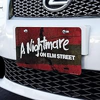 Vista 2 de GRAPHICS & MORE Placa de matrícula de metal con logotipo de A Nightmare on Elm Street