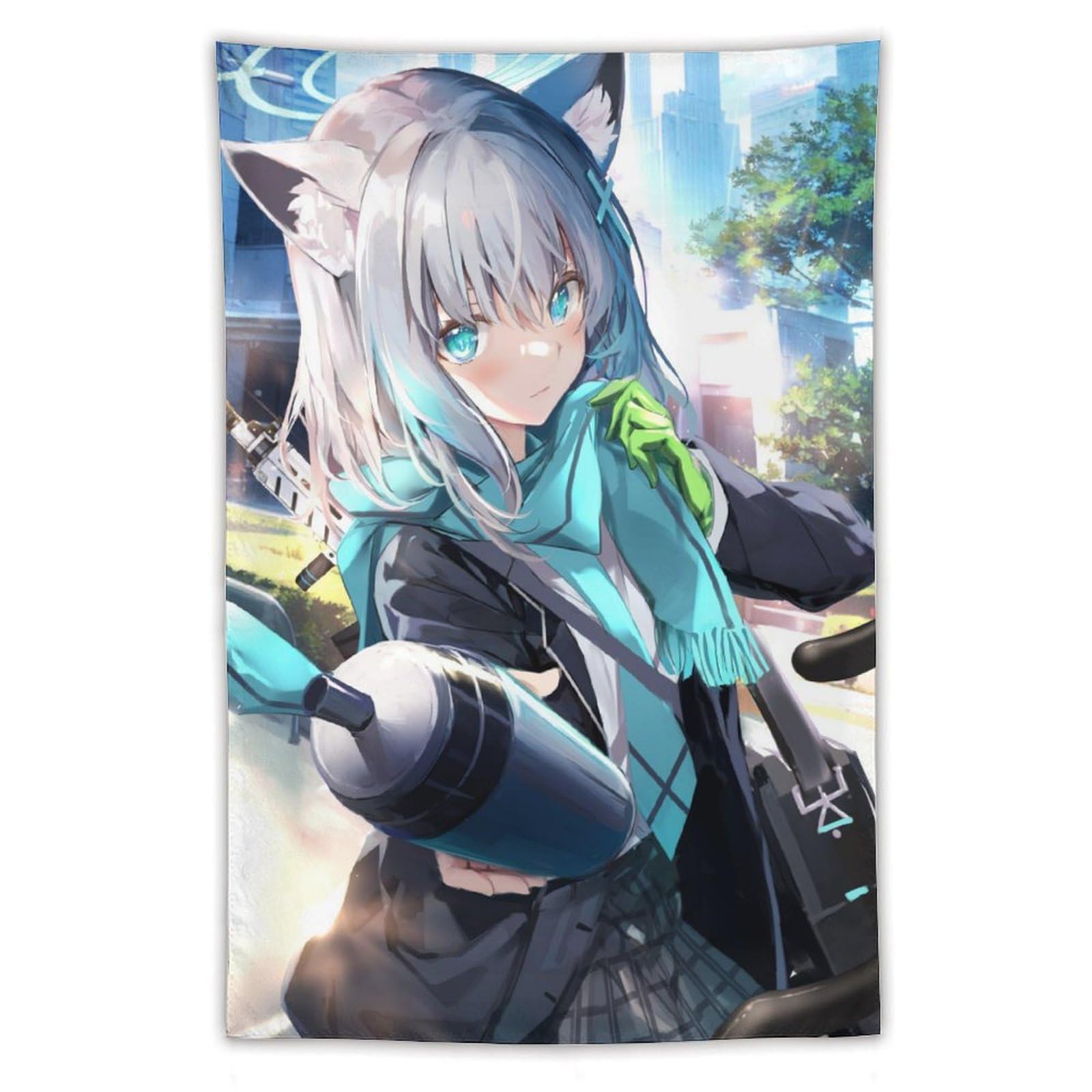 Amazon.co.jp: タペストリー オシャレ 可愛い キャラクター柄 ブルー