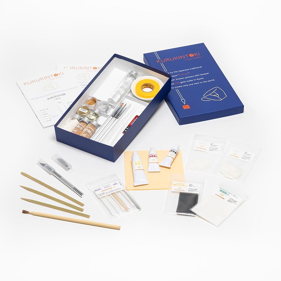 Amazon.co.jp: kulukulu KURUKINTOKI 北欧風金継ぎキット (30