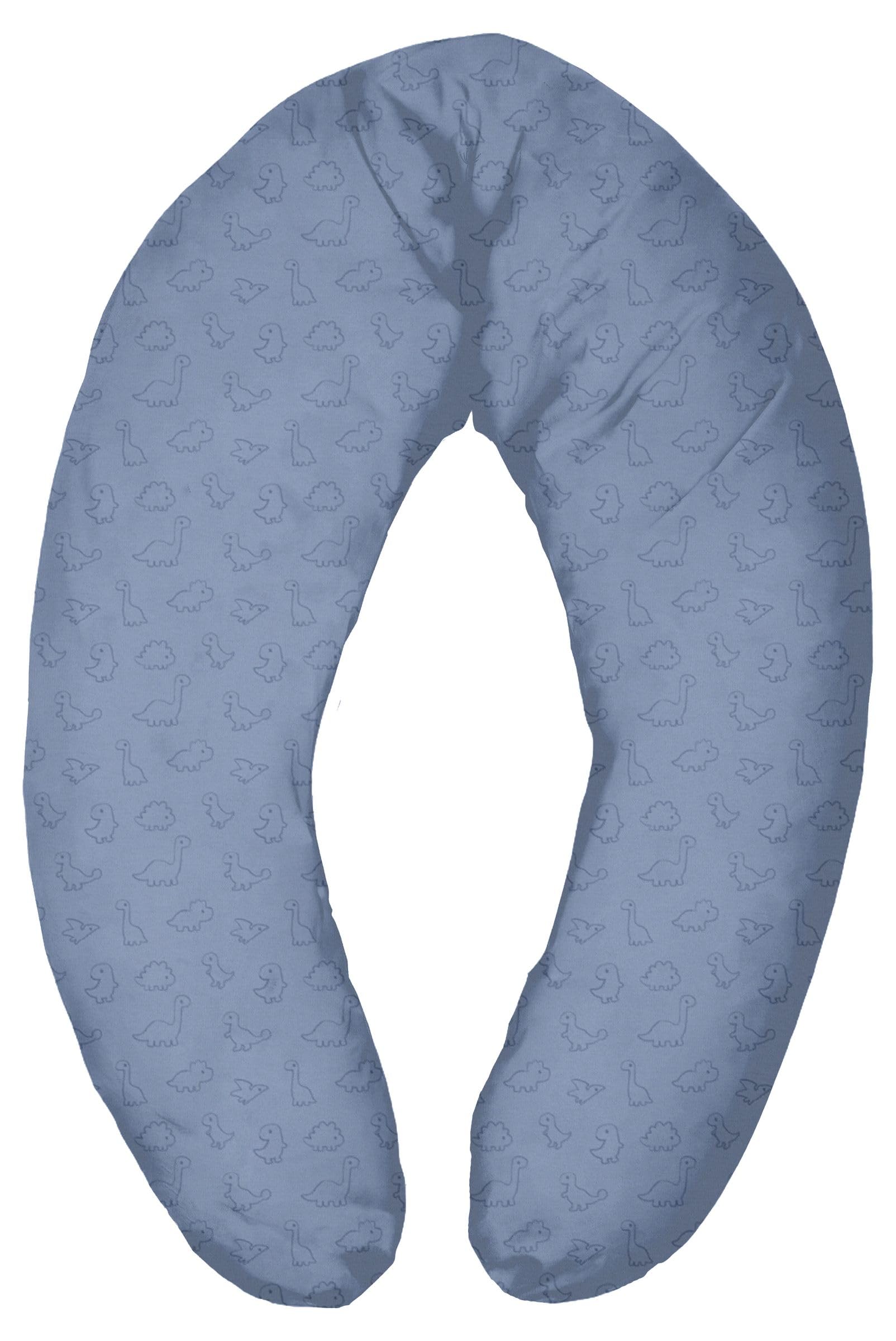 Fillikid Stillkissen EPS-Perlen 190 cm Exklusiv | XXL Stillkissen mit EPS Mikroperlen Länge 190 cm | Schwangerschaftskissen Bezug 100% Baumwolle maschinenwaschbar | Kissen Schwangerschaft