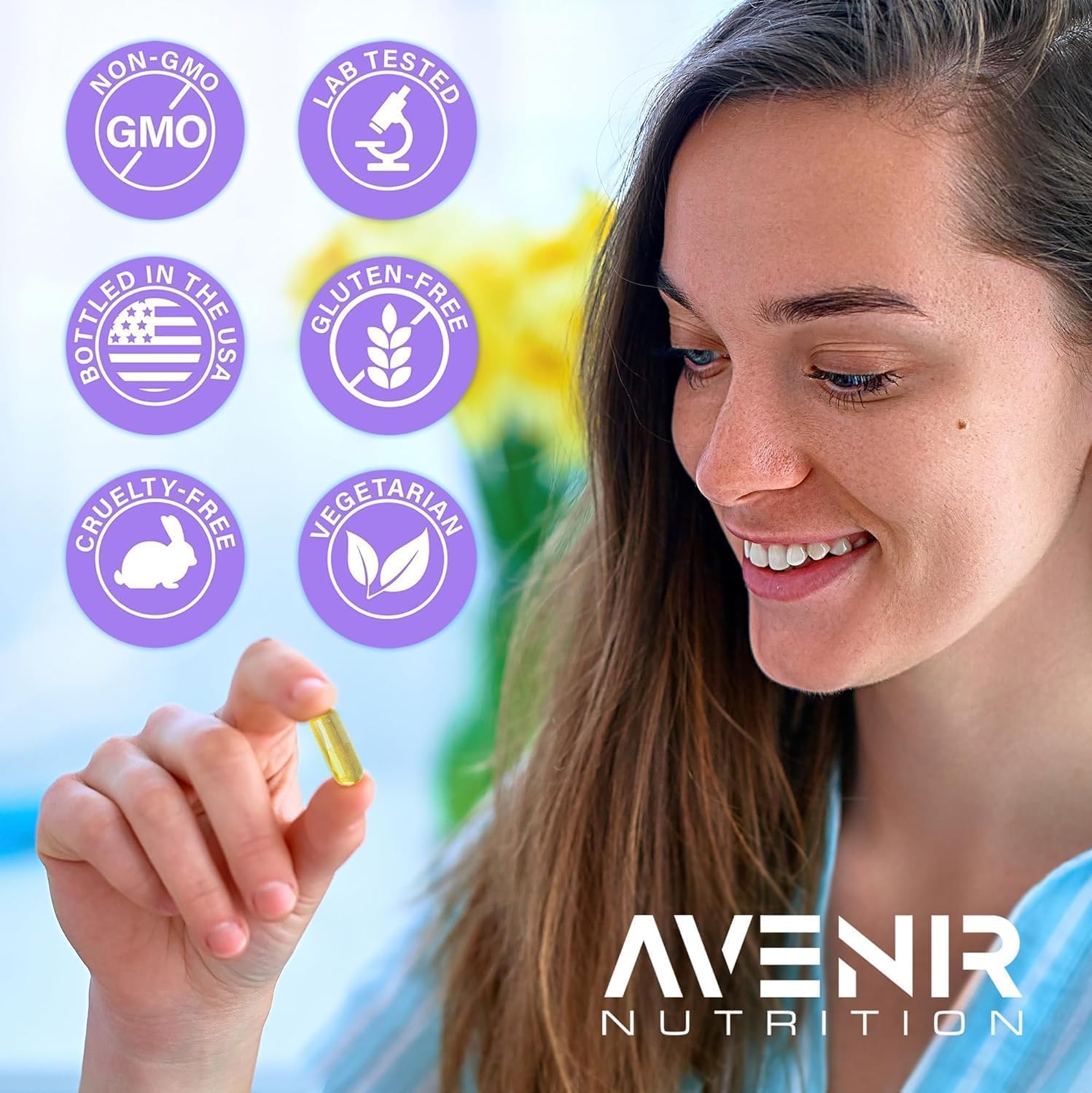 Avenir Nutrition Sugar Ease - Premium Berberine Supplement, Apple Cider Vinegar, Cinnamon - Organic Nutrients Cinnamon Capsules, 120 Capsules