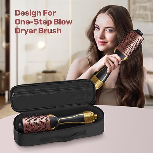 Miniatura 4 de Deyzeum Funda de viaje para cepillo secador de pelo Revlon Original 1.0 y Plus 2.0, estuche de transporte duro portátil ligero para cepillo de aire
