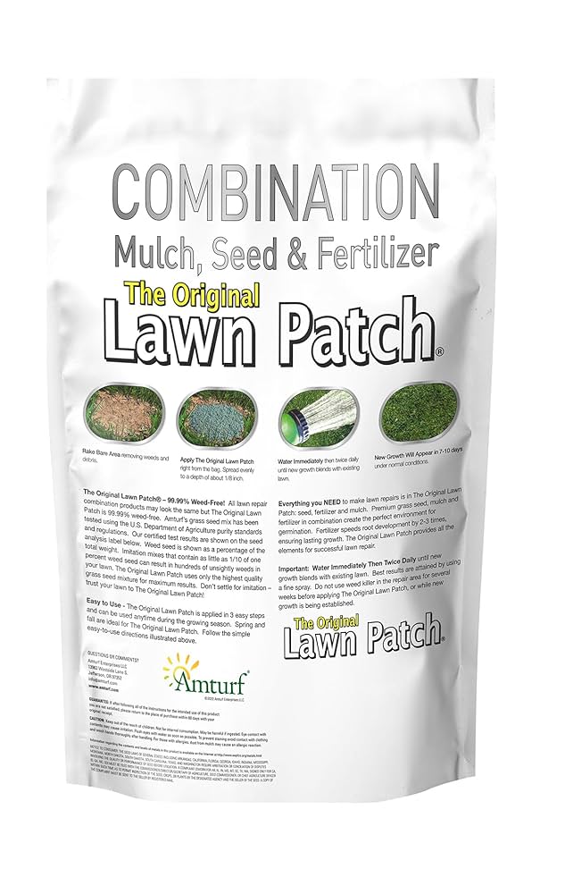 Amazon.com : Amturf The Original Lawn Patch Sun & Shade Lawn