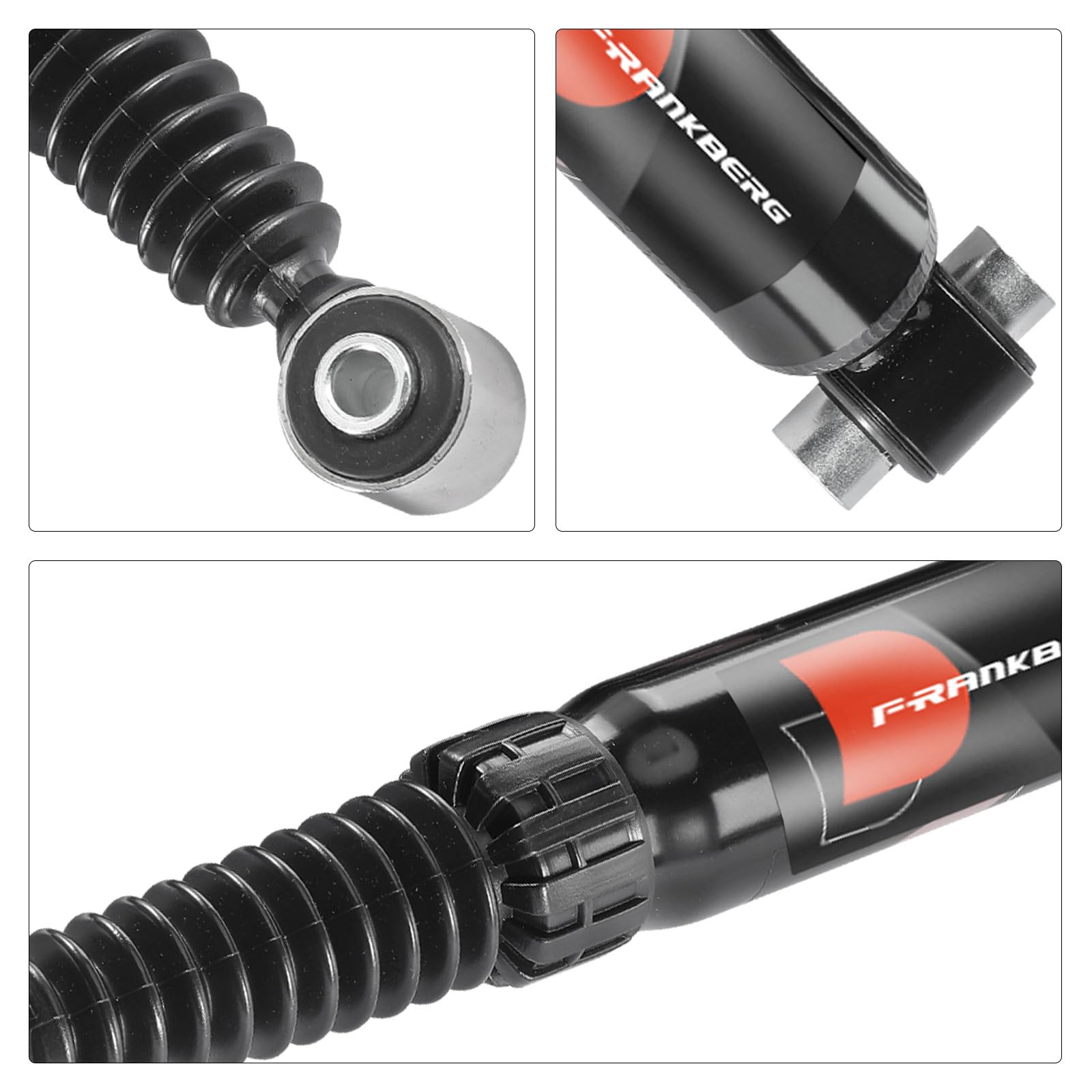 Frankberg 2 amortisseurs arrière 355 mm à pression de gaz 5206V8 | Compatible avec: berline 206, 206 Hatchback 2A/C