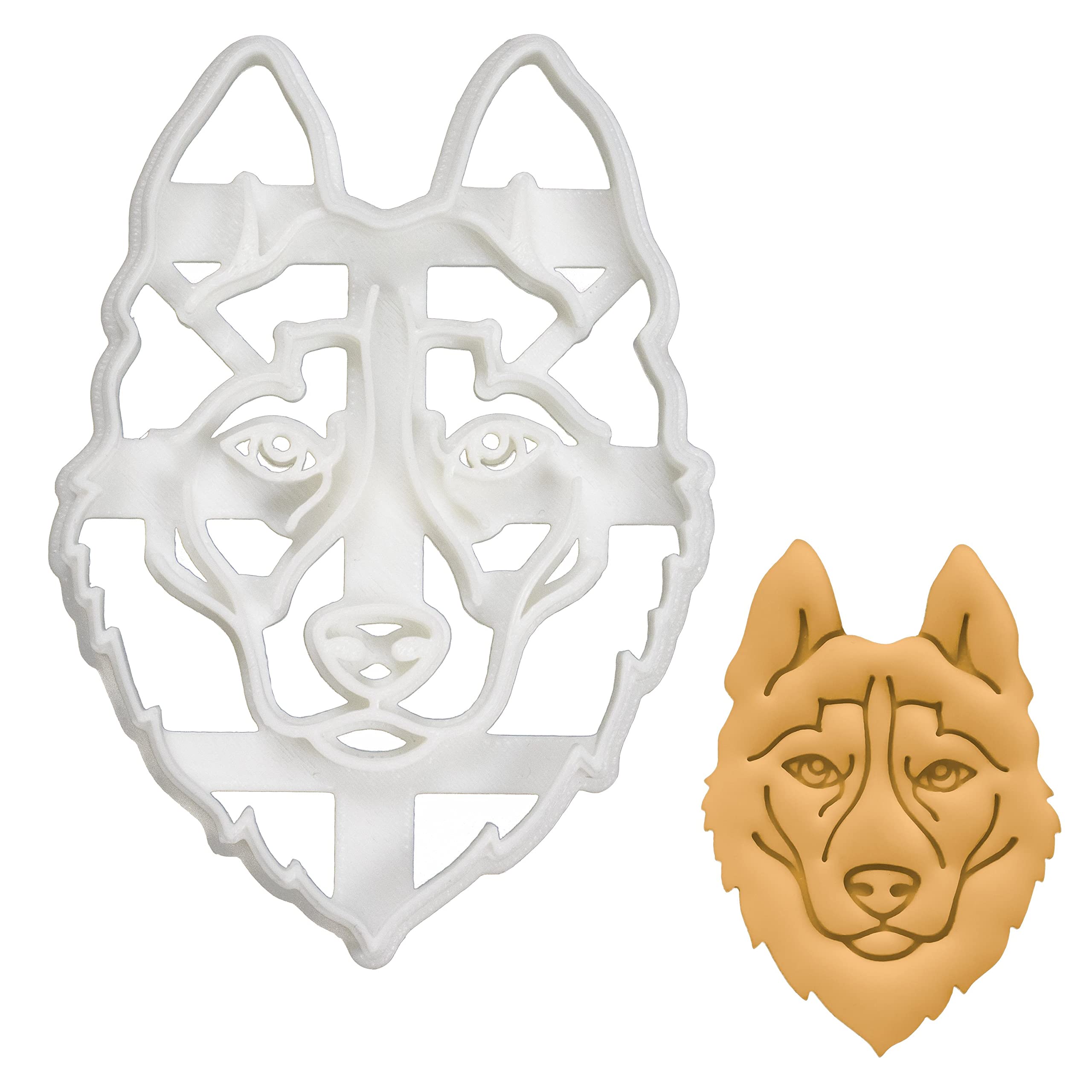 Bakerlogy Chihuahua Face Cookie Cutter – 3D Printed For Cookies, Fondant & Clay Crafts