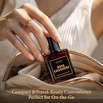 PUREU Perfumes pour les femmes, Cashmere Rose Long Lasting Fragrance, Rouler sur Eau De Parfum avec l'huile essentielle, Fabriqué en USA Huile de parfum pour les femmes, 0.34 Fl Oz/10Ml