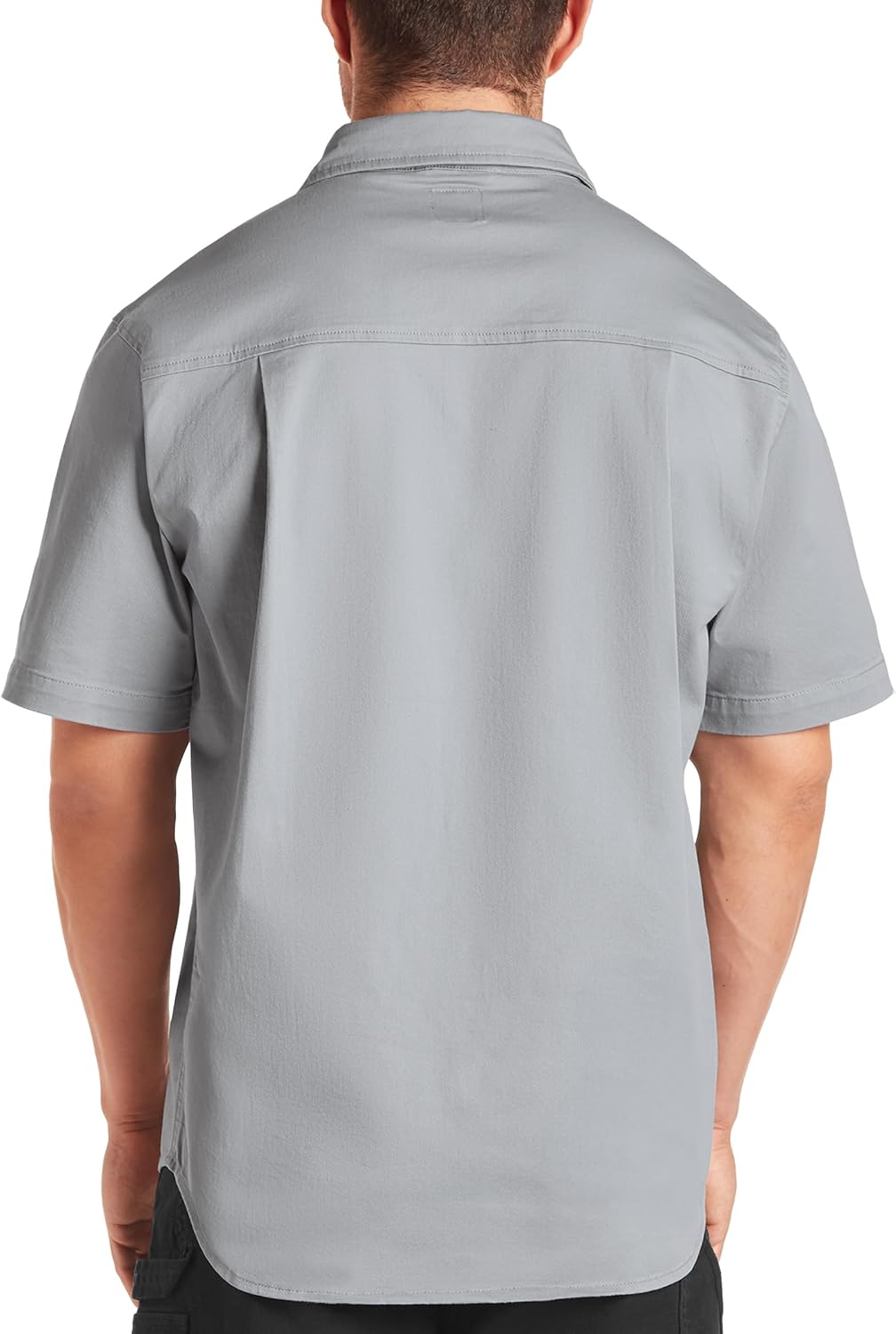 John Deere Men's Short Sleeve Stretch Twill Work Shirt