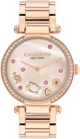 COACH Women Analog Quartz Watch with Stainless Steel Strap 14504266