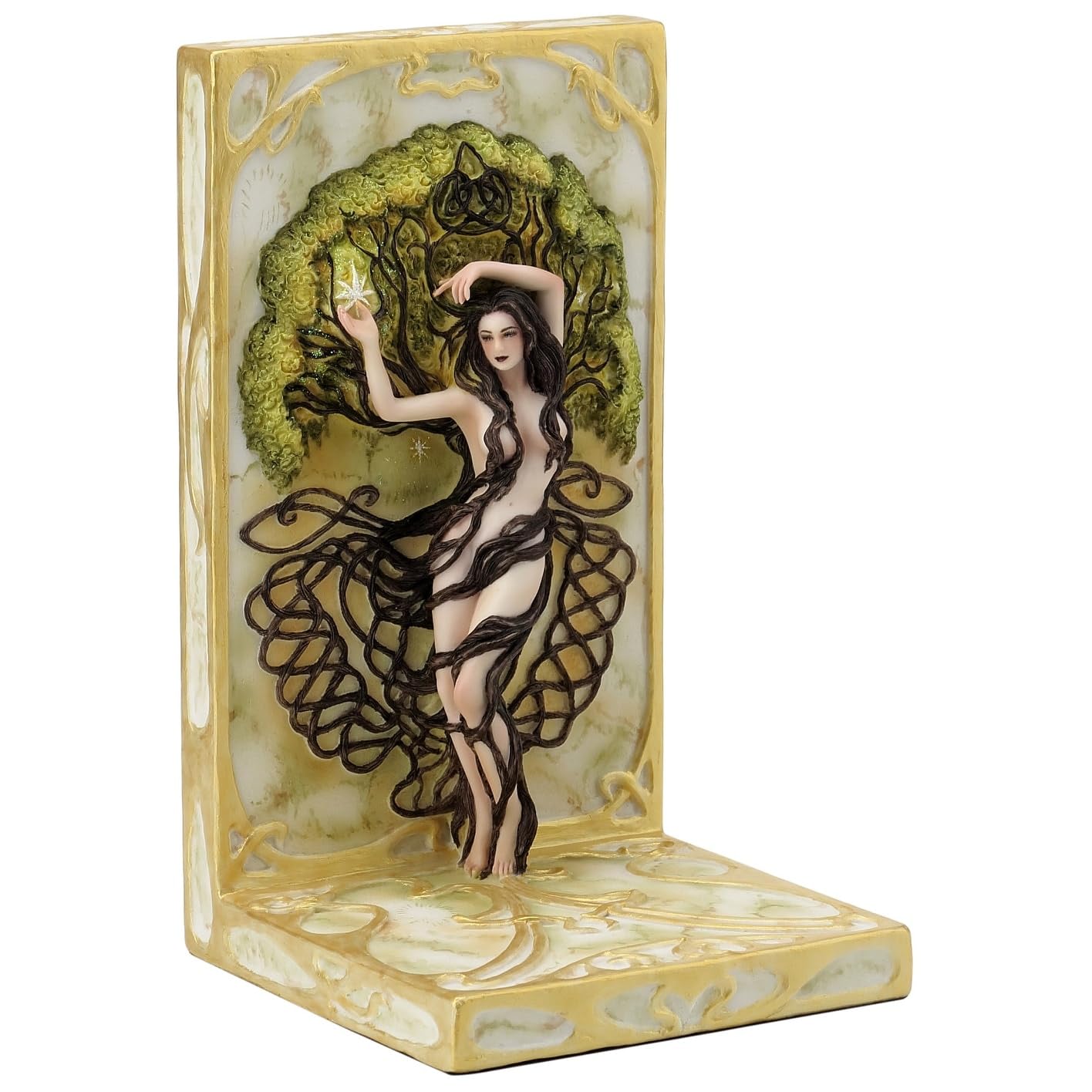 Unicorn Studios WU76850AA Earth Life Magic Bookend