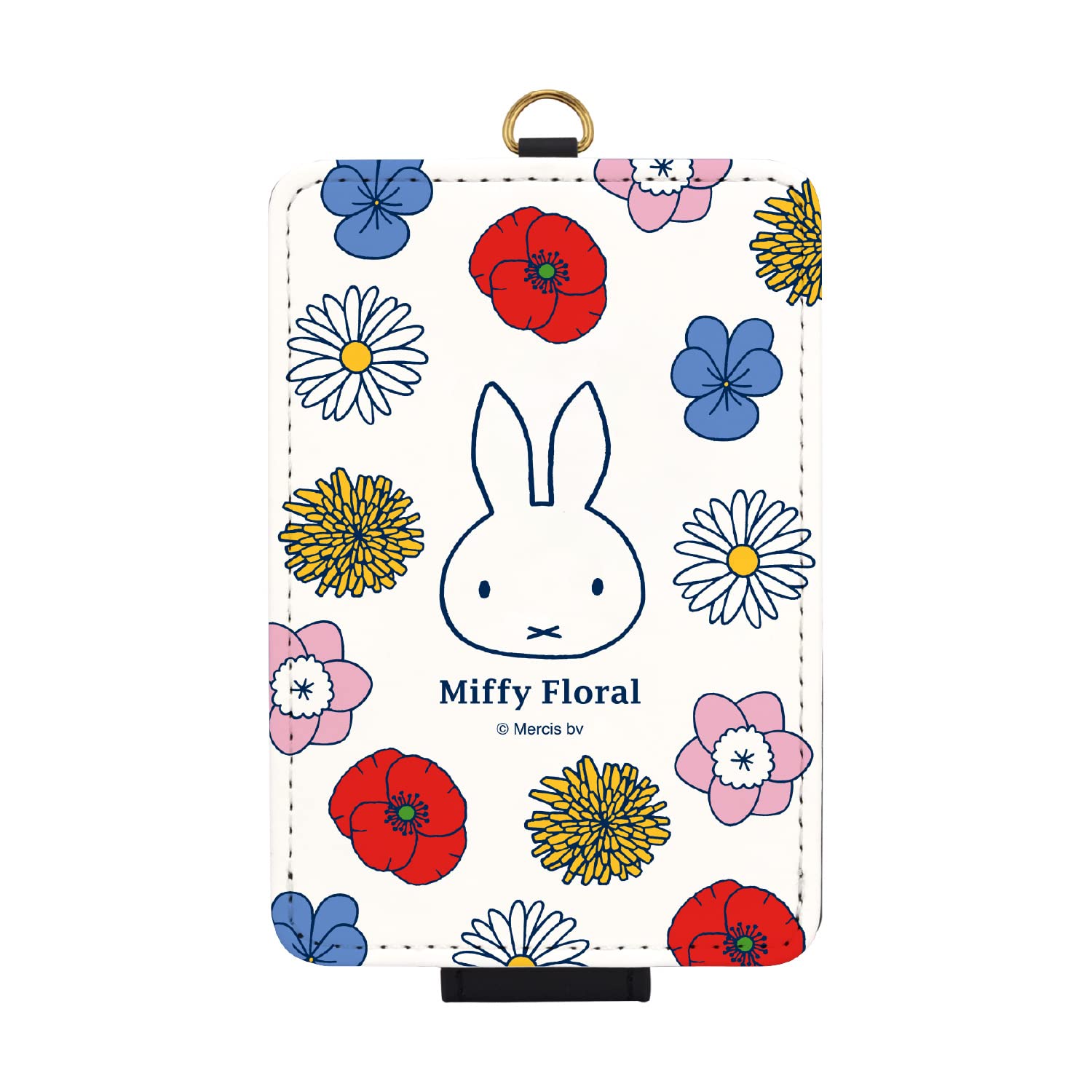 みぃふページ Amazon.co.jp: Gourmandies Miffy Miffy Floral IC Card Case, White