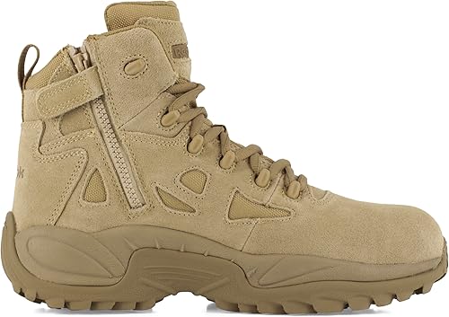 Miniatura 8 de Reebok Botas de seguridad Rb Rapid Response para hombre de 6 pulgadas con cremallera lateral militar y táctica