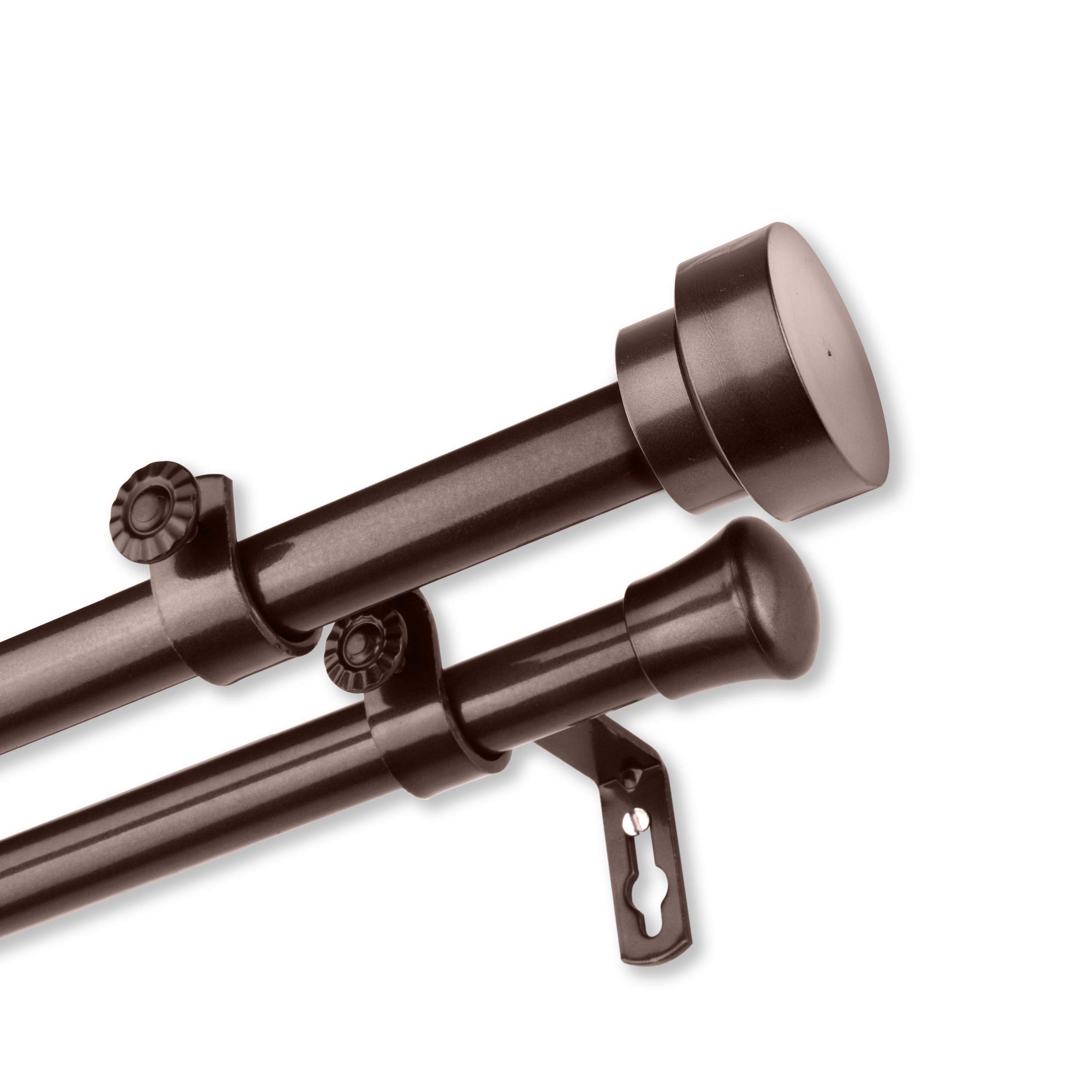 Rod Desyne 4737-667 Topper Double Curtain Rod 3/4