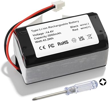 RVBAT85004 RVBAT85005 Battery Replacement for Shark Matrix Robot UR2360EEUS