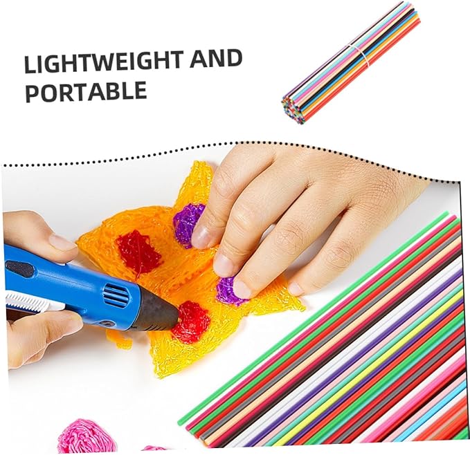 Ciieeo 220 Piezas Recambios Lápiz 3D Baja Temperatura Colores Variados miniatura 7