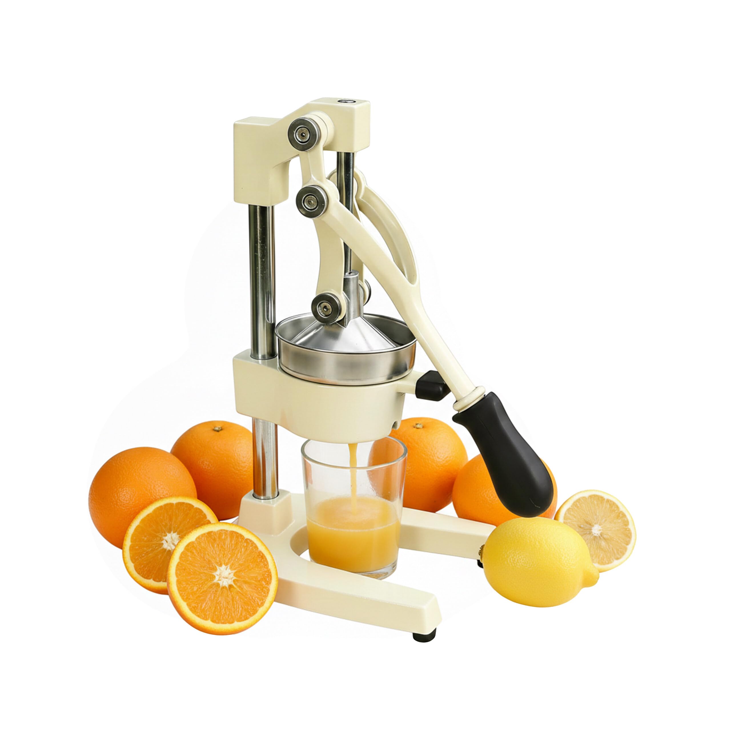 Exprimidor de naranjas manual Relaxdays para exprimir sin esfuerzo ni ruidos