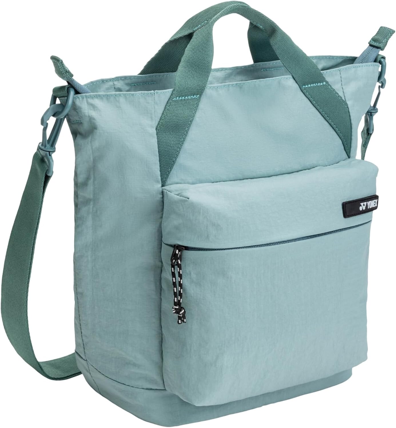 YONEX Compact Shoulder Bag | Lightweight Casual Daily Carry Tote w/Bottle Sleeve & Front Zip Pocket for Travel, Gym & Sports