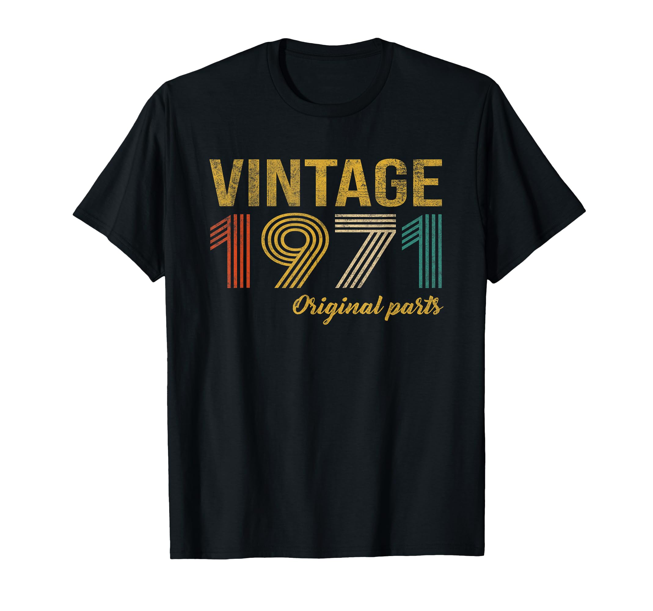 50 Anni Compleanno Donna Uomo Vintage 1971 Originale Regalo Maglietta